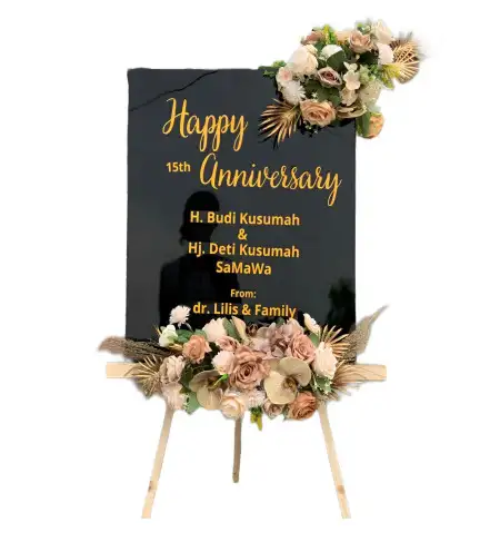 Papan Bunga Akrilik Kinilow